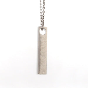 Jewelove™ Pendants Plain Platinum Cuboid Pendant JL PT P 316