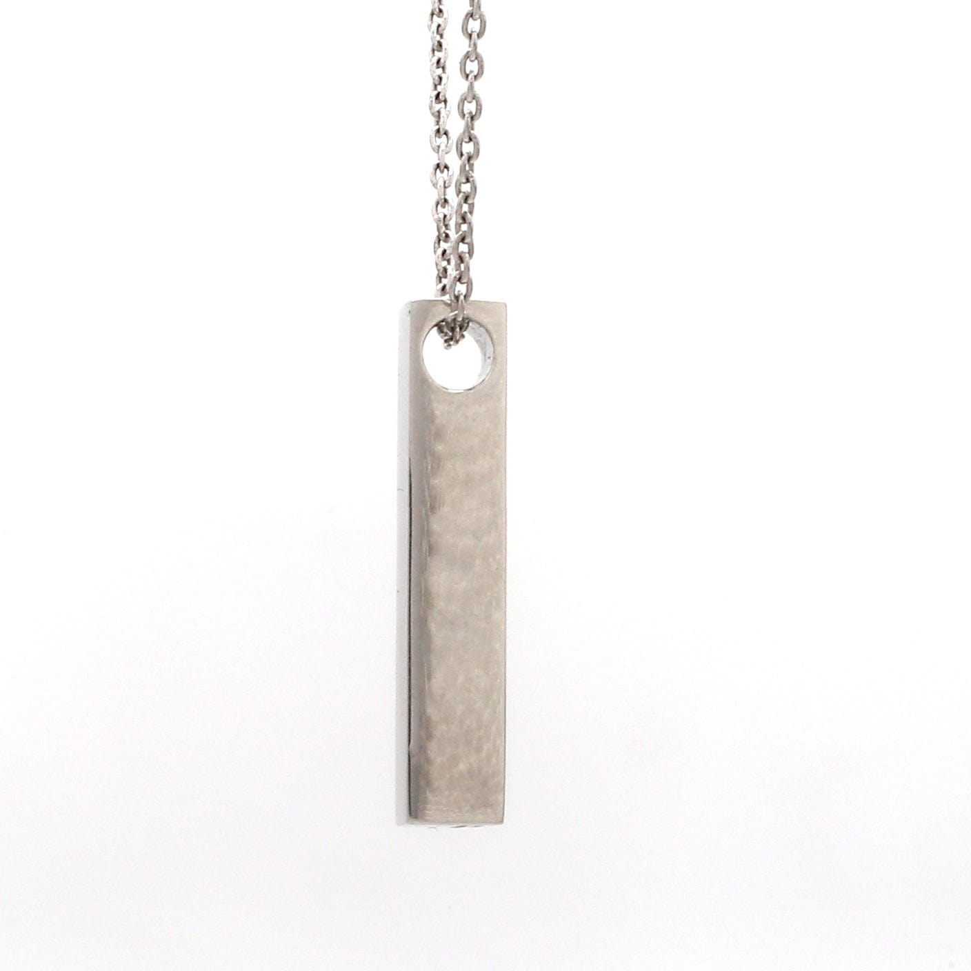 Jewelove™ Pendants Plain Platinum Cuboid Pendant JL PT P 316