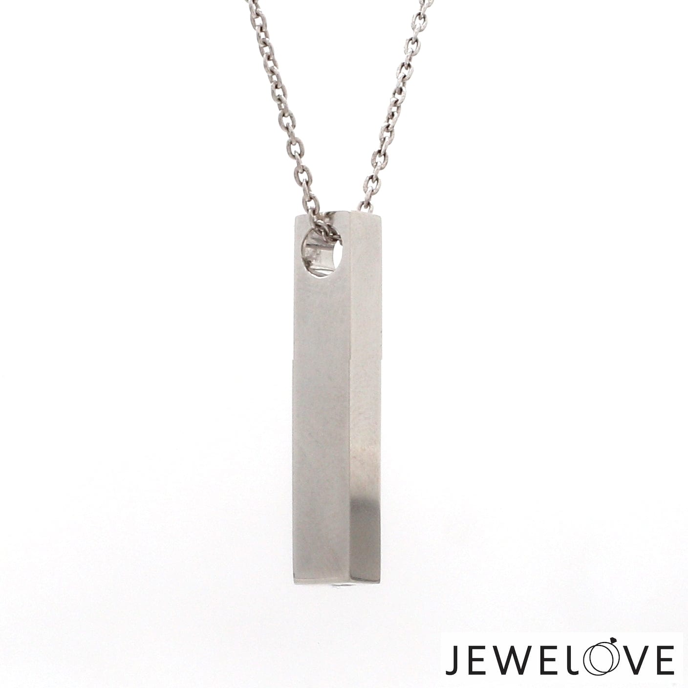 Jewelove™ Pendants Plain Platinum Cuboid Pendant JL PT P 316