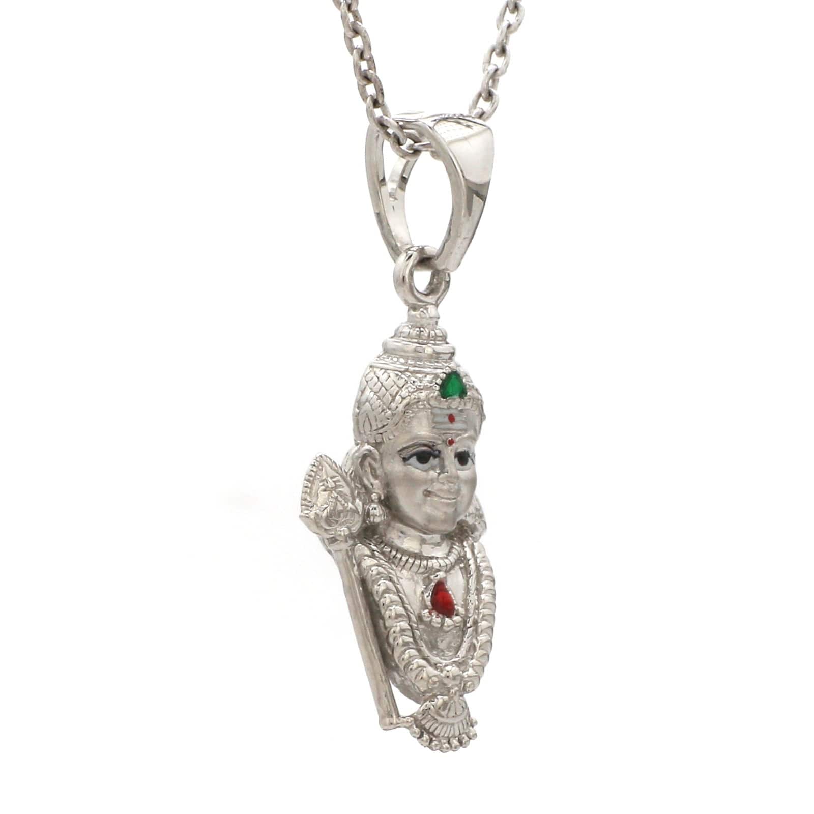 Jewelove™ Pendants Plain Platinum Murugan Pendant JL PT Murugan