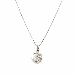 Jewelove™ Pendants Plain Platinum Om Pendant JL PT OM - 1