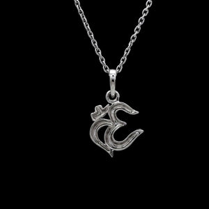 Jewelove™ Pendants Plain Platinum Om Pendant JL PT OM-1