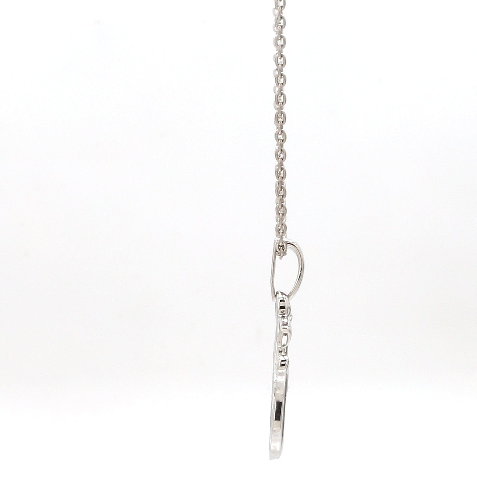 Jewelove™ Pendants Plain Platinum Om Pendant JL PT OM - 2