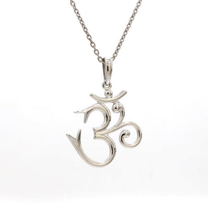 Jewelove™ Pendants Plain Platinum Om Pendant JL PT OM - 3