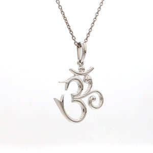 Jewelove™ Pendants Plain Platinum Om Pendant JL PT OM - 3