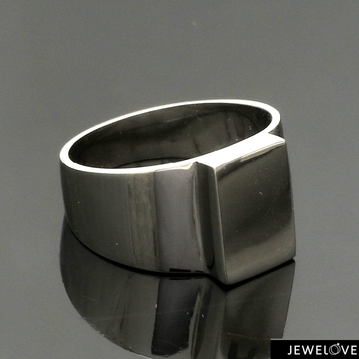 Jewelove™ Rings Men's Band only Plain Platinum Ring for Men JL PT 1387