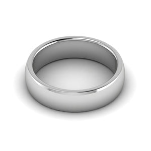 Jewelove™ Rings Women's Band only Plain Platinum Ring for Men JL PT WB 119