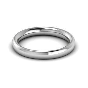 Jewelove™ Rings Women's Band only Plain Platinum Ring for Women JL PT WB 116