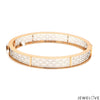 Jewelove™ Bangles & Bracelets Platinum & 18K Rose Gold Bracelet for Men JL PTB 1055