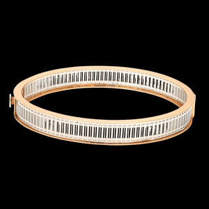 Jewelove™ Bangles & Bracelets Platinum & 18K Rose Gold Bracelet for Men JL PTB 1221