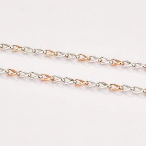 Jewelove™ Chains Platinum & 18K Rose Gold Chain JL PT CH 823