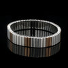 Jewelove™ Bangles & Bracelets Platinum & 18K Rose Gold Flexible Bracelet for Men JL PTB 1232