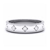 Jewelove™ Rings Platinum Band for Men with 5 Diamonds JL PT 5851