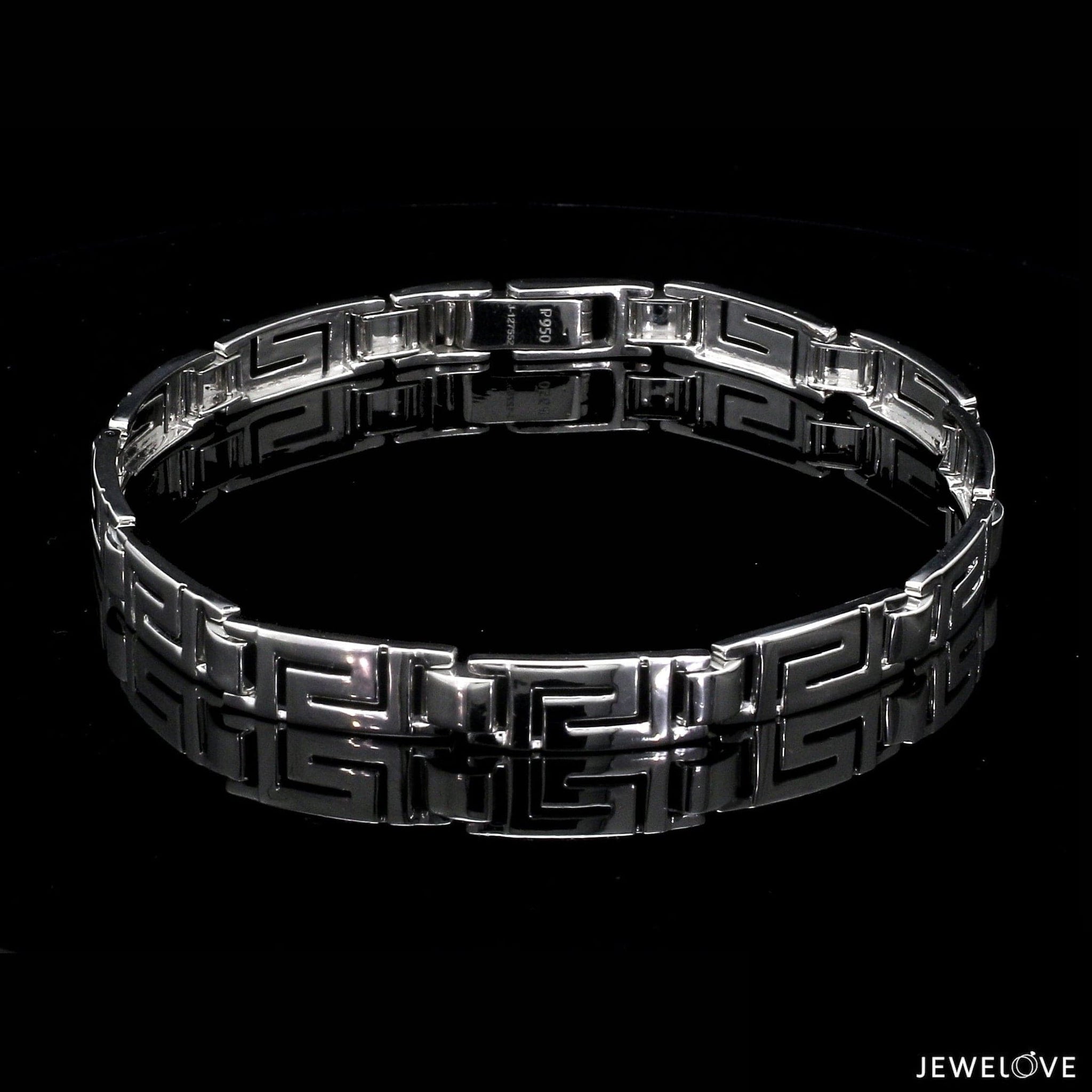 Jewelove™ Bangles & Bracelets Platinum Bracelet for Men JL PTB 1058-A