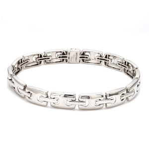 Side View of Platinum Bracelet for Men JL PTB 621