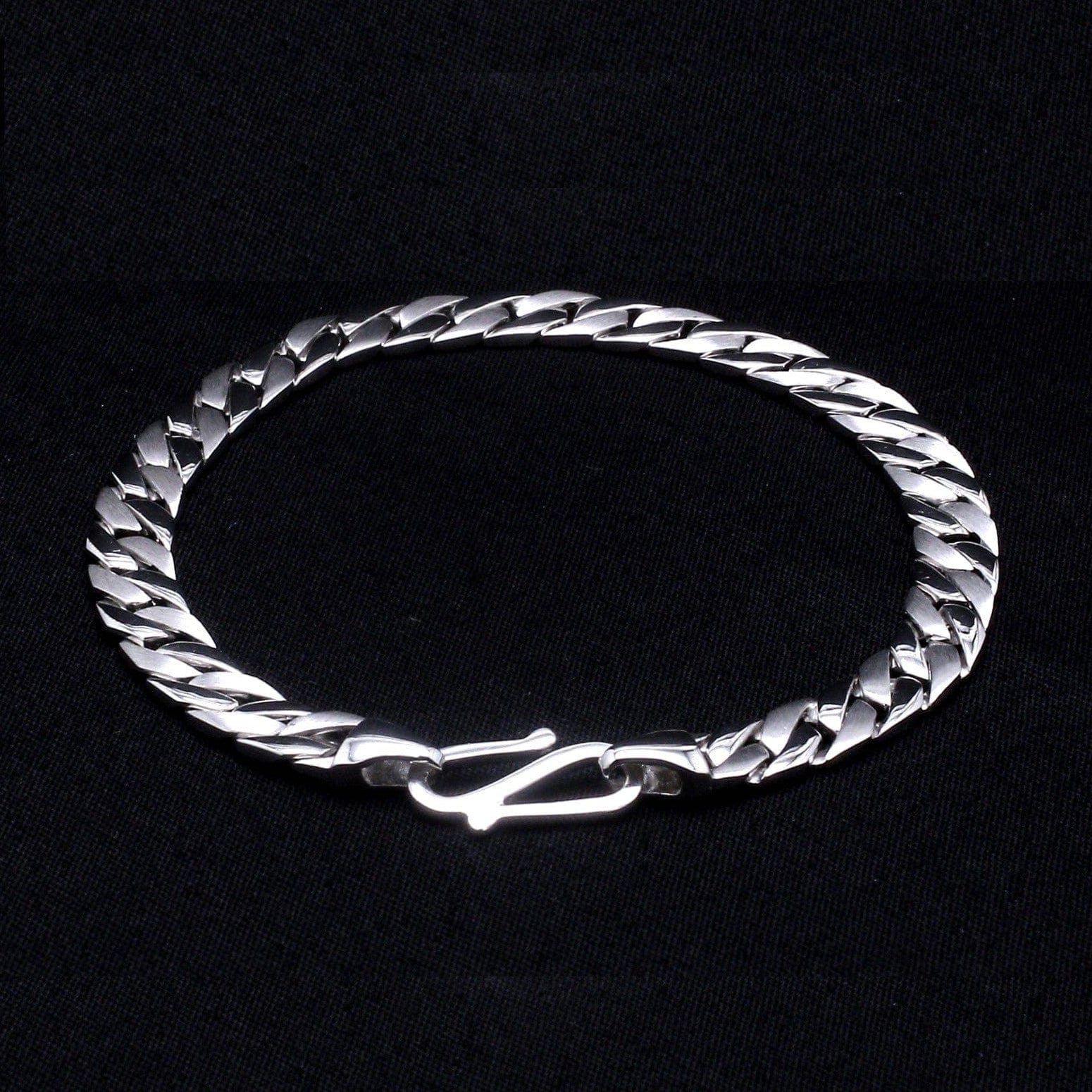 Jewelove™ Bangles & Bracelets 8 inches Platinum Bracelet for Men JL PTB 749