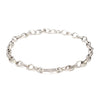 Platinum Bracelet with Square Links JL PTB 689