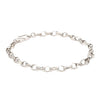 Platinum Bracelet with Square Links JL PTB 689