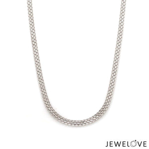 Jewelove™ Chains Platinum Chain for Men JL PT CH 1205