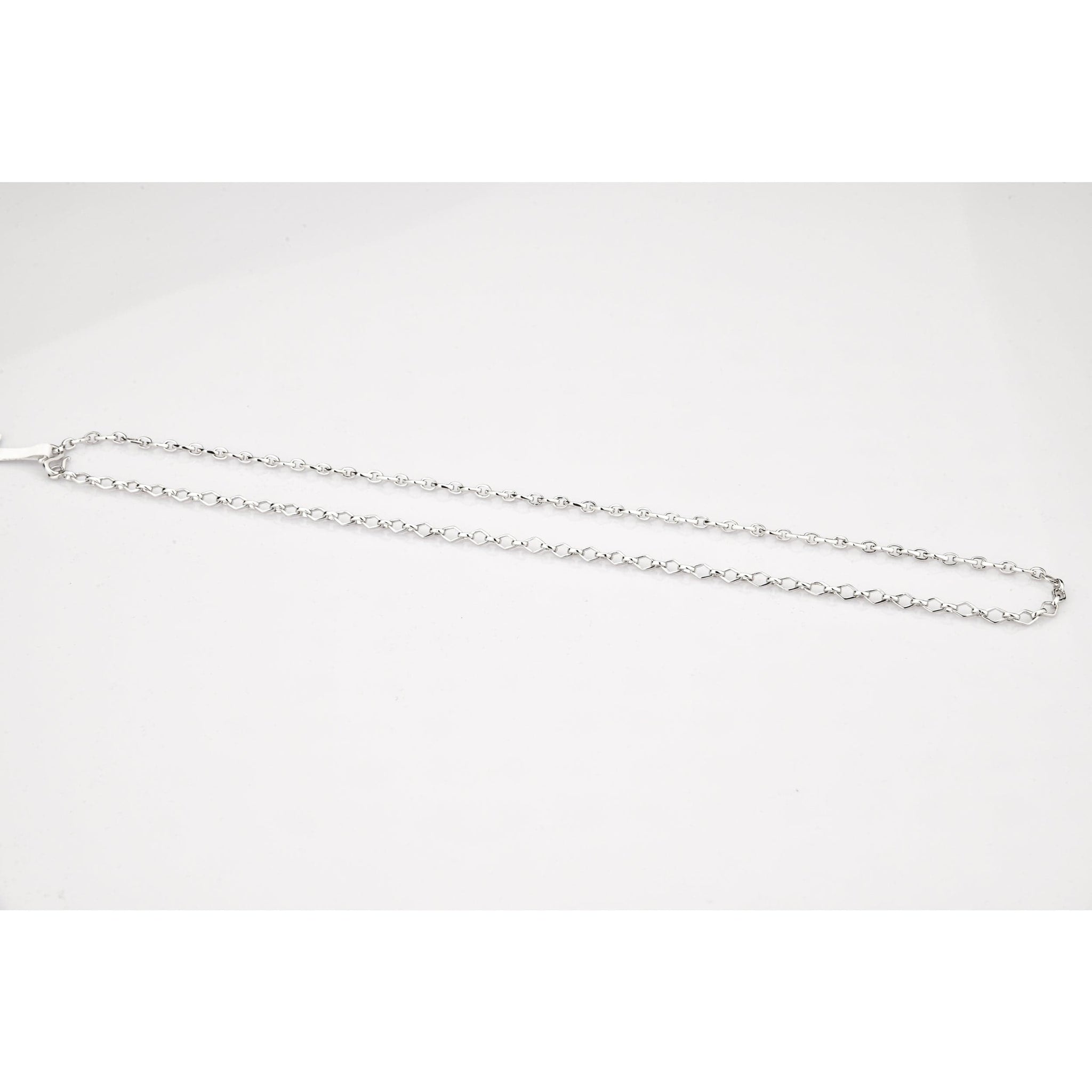 Jewelove™ Chains Platinum Chain with Alternating Square & Oval Links JL PT CH 838