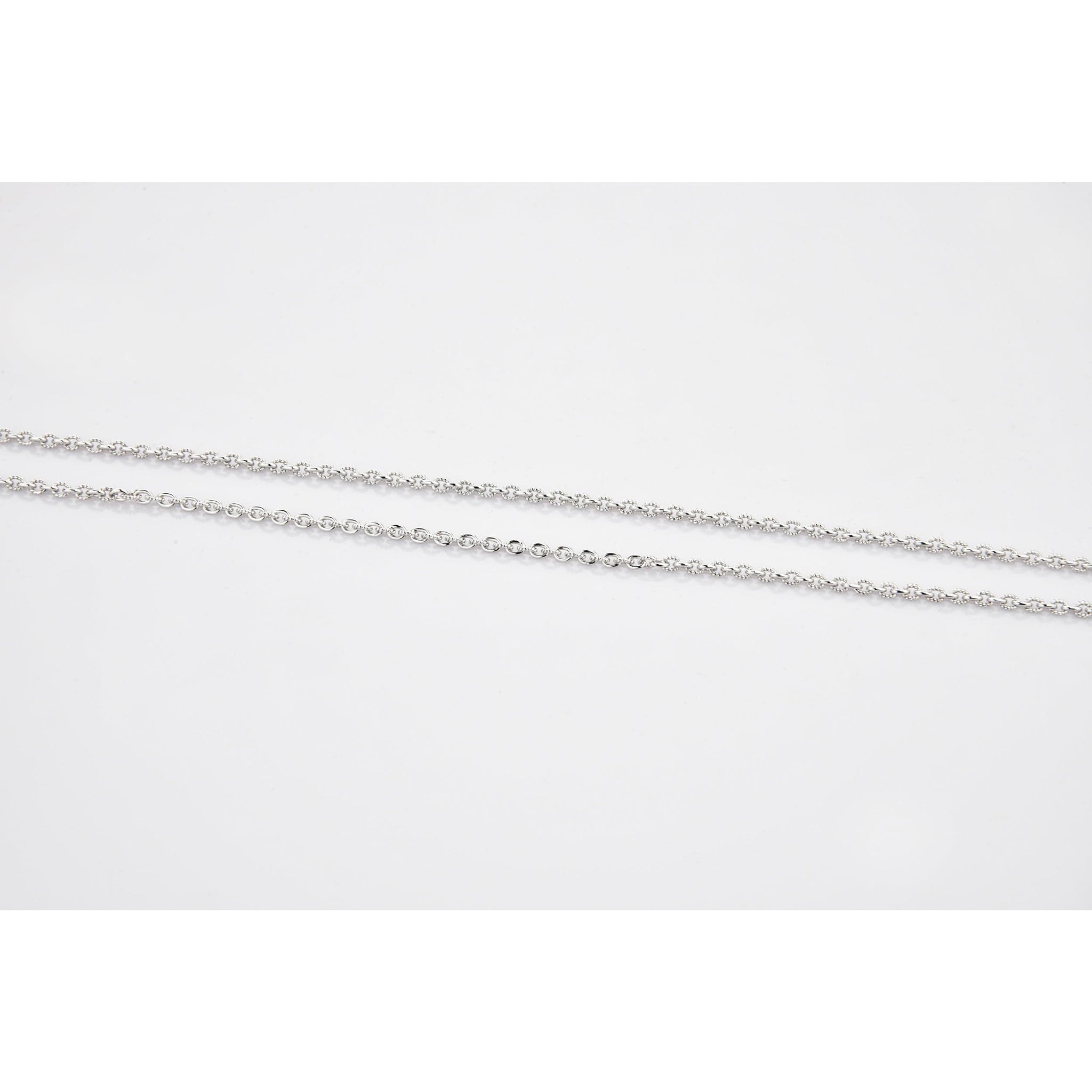 Jewelove™ Chains Platinum Chain with Milgrain Cut Links JL PT CH 770