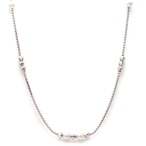 Jewelove™ Chains Platinum Chain with Pearls JL PT CH 651