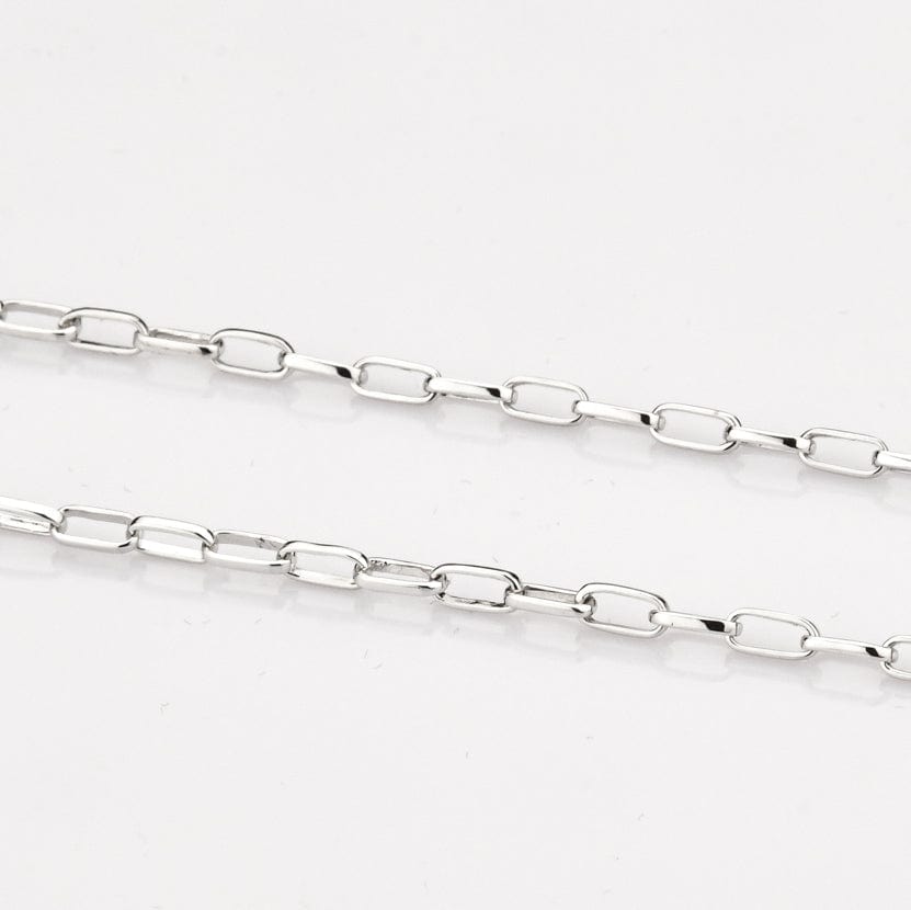 Jewelove™ Chains Platinum Chain with Simple Loops JL PT CH 806