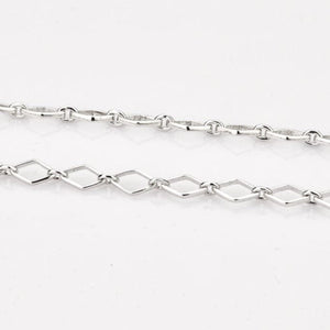 Jewelove™ Chains Platinum Chain with Square Shape Links JL PT CH 835