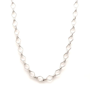 Jewelove™ Chains Platinum Chain with Square Shape Links JL PT CH 835