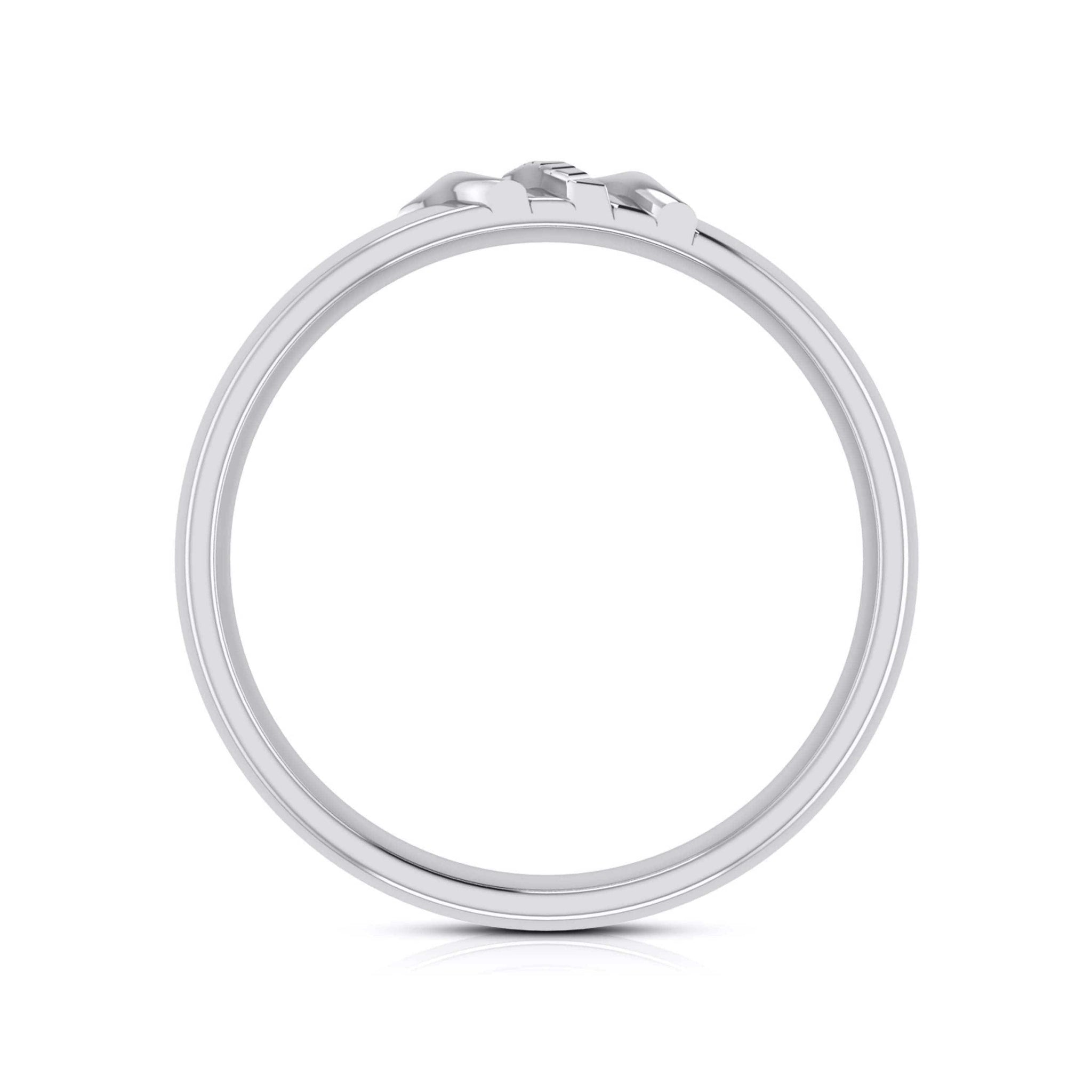 Jewelove™ Rings Platinum Couple Love Bands JL PT CB-7