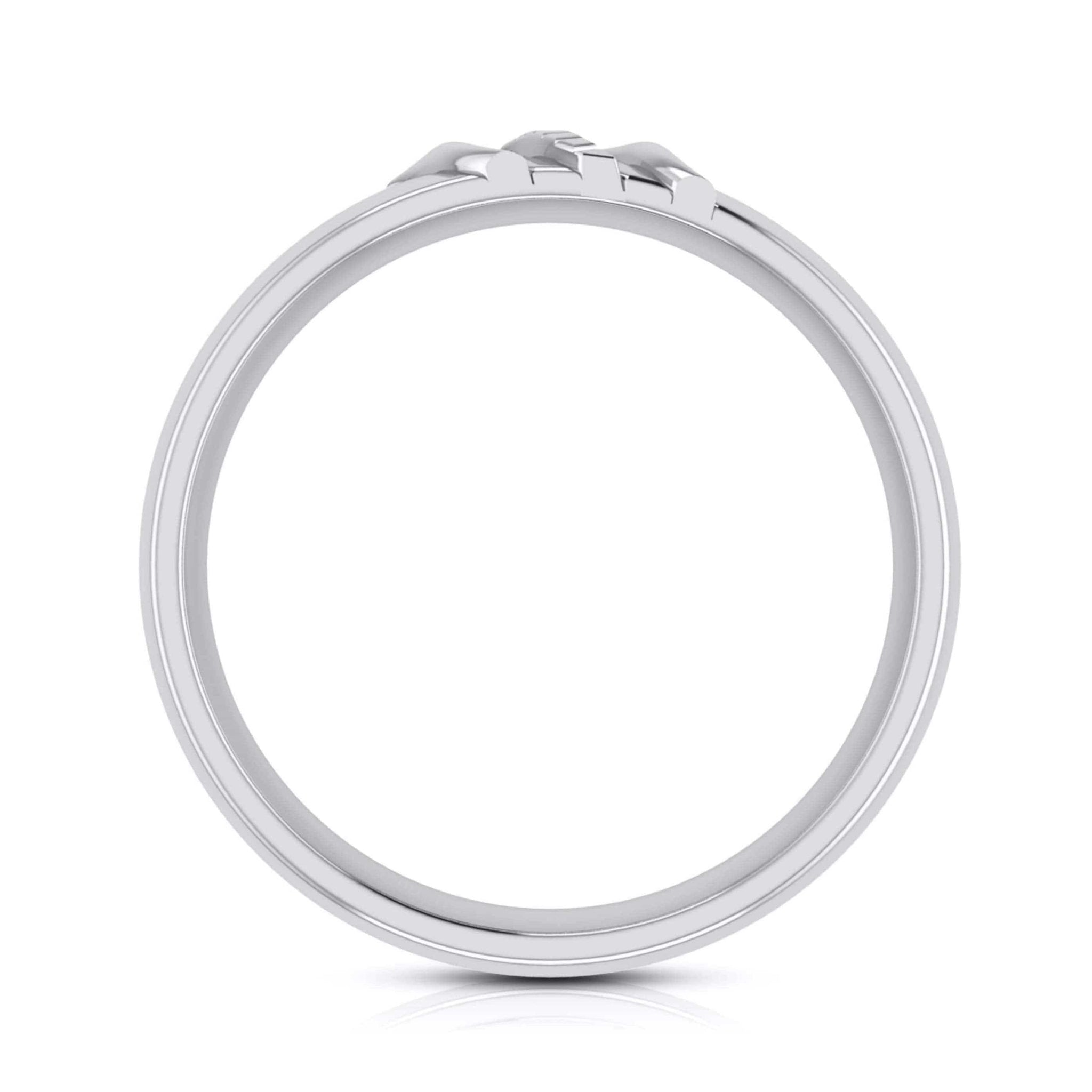 Jewelove™ Rings Platinum Couple Love Bands JL PT CB-7