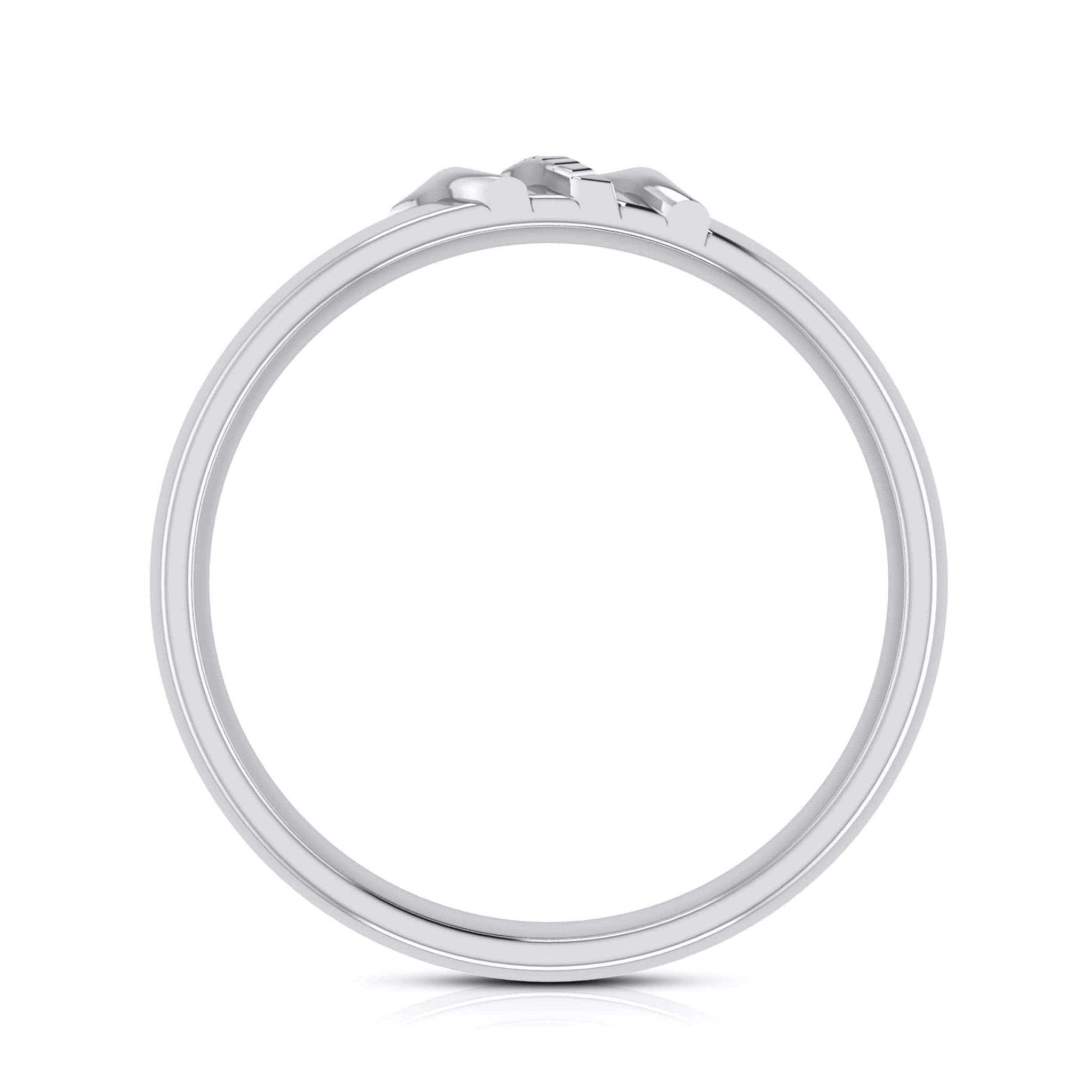 Jewelove™ Rings Platinum Couple Love Bands JL PT CB-7