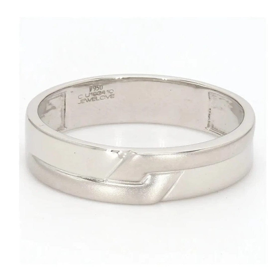 Jewelove™ Rings Platinum Couple Rings - Bonded Forever JL PT 455