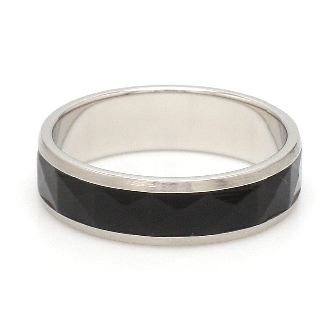 Jewelove™ Rings Platinum Couple Rings with Black Ceramic JL PT 1330