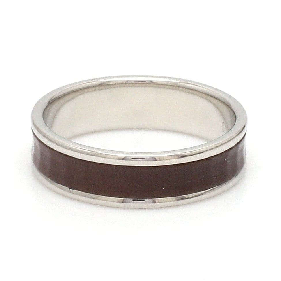 Jewelove™ Rings Platinum Couple Rings with Brown Ceramic JL PT 1329