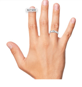 Jewelove™ Rings Platinum Couple Rings with Complementary Hearts SJ PTO 243