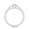 Ready to Ship - Ring Size 12, Platinum Solitaire Ring for Women JL PT 624