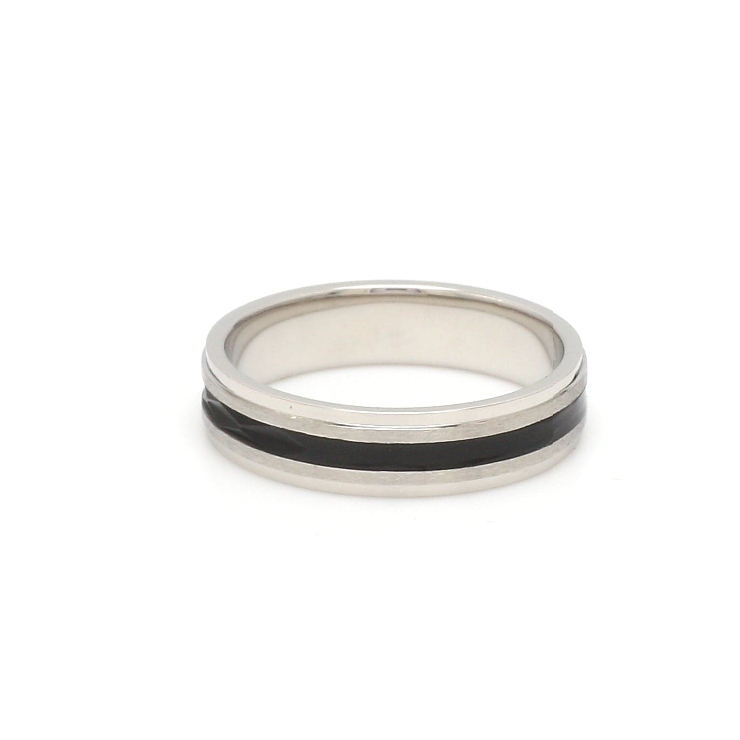 Half Torus Silver Ring With Malachite Gemstone Handmade Inlaid Unisex Rings  | eBay