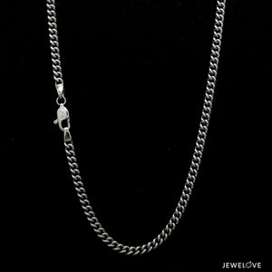 Jewelove™ Chains Platinum Curb Chain for Men JL PT CH 1314