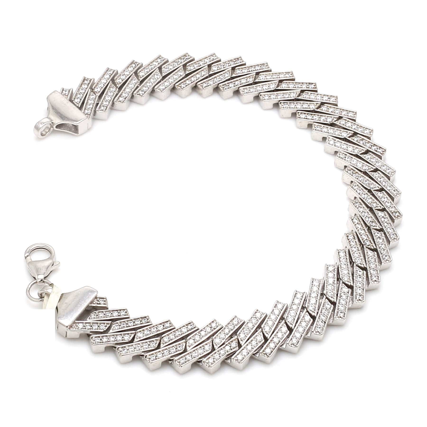 Jewelove™ Bangles & Bracelets Platinum Diamond Bracelet for Men JL PTB 1238