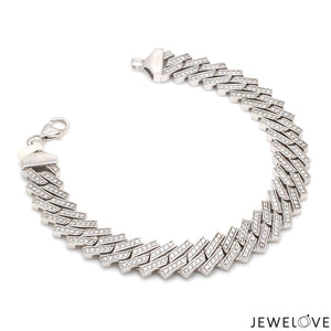 Jewelove™ Bangles & Bracelets Platinum Diamond Bracelet for Men JL PTB 1238