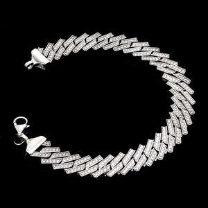 Jewelove™ Bangles & Bracelets Platinum Diamond Bracelet for Men JL PTB 1238