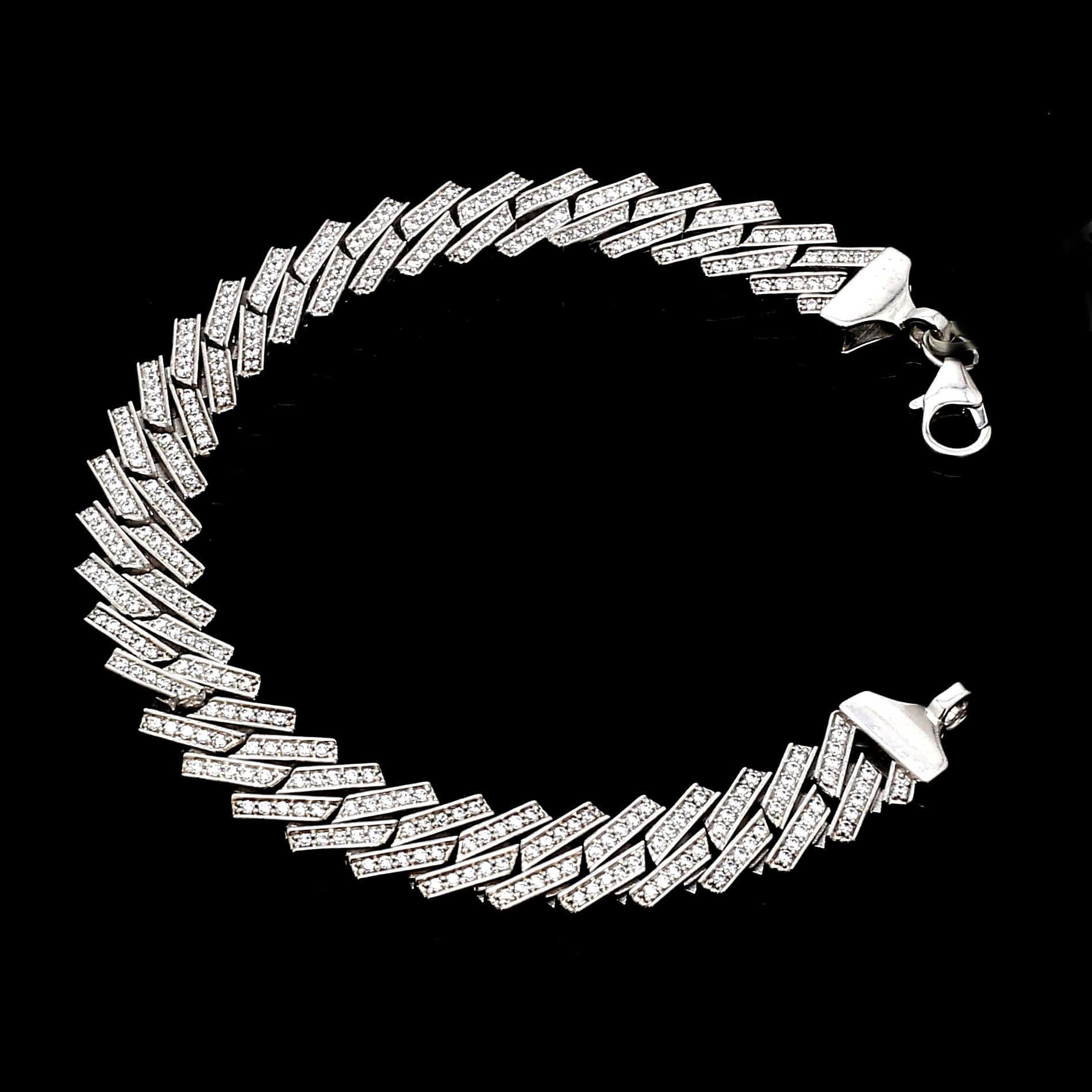 Jewelove™ Bangles & Bracelets Platinum Diamond Bracelet for Men JL PTB 1238