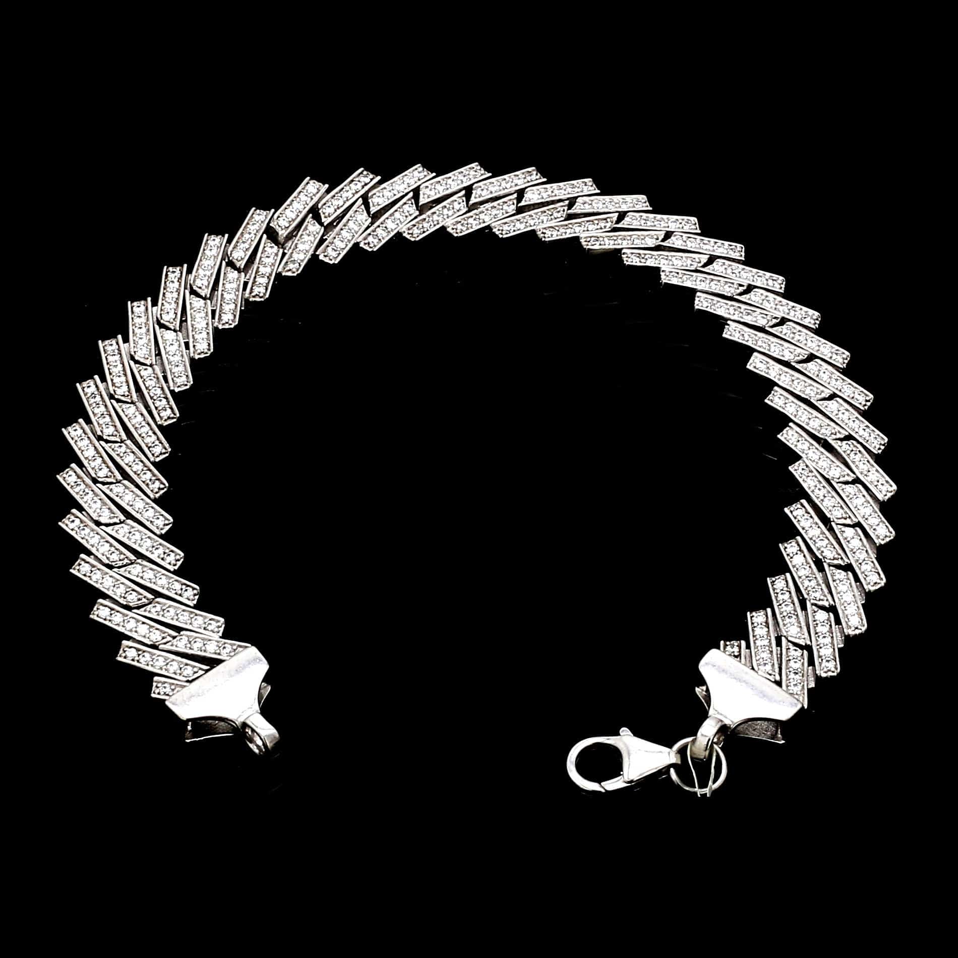 Jewelove™ Bangles & Bracelets Platinum Diamond Bracelet for Men JL PTB 1238