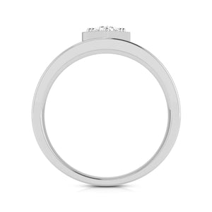 Jewelove™ Rings Platinum Diamond Couple Love Bands JL PT B-23