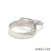 Jewelove™ Rings Platinum Diamond Couple Ring JL PT 1364