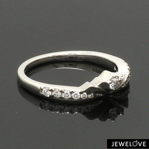 Jewelove™ Rings Platinum Diamond Couple Ring JL PT 1364