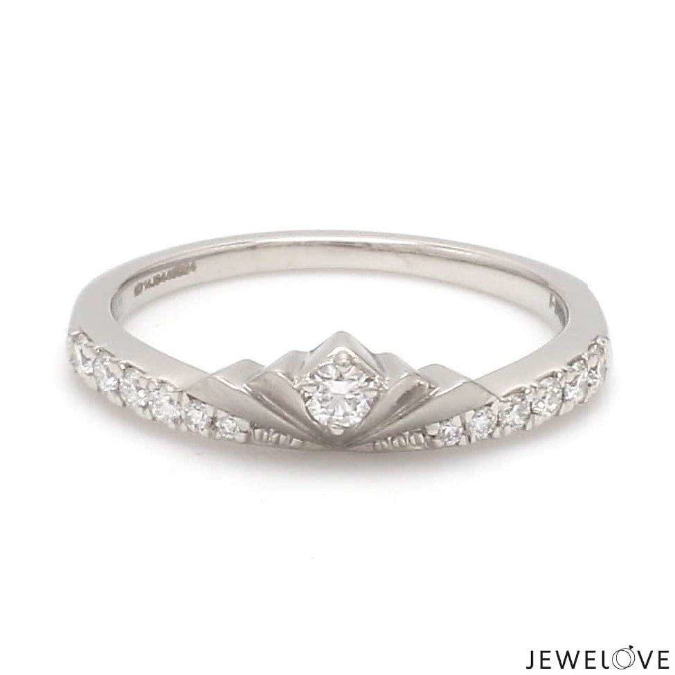 Jewelove™ Rings Platinum Diamond Couple Ring JL PT 1364