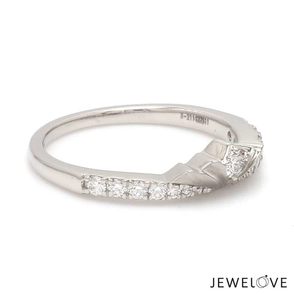 Jewelove™ Rings Platinum Diamond Couple Ring JL PT 1364