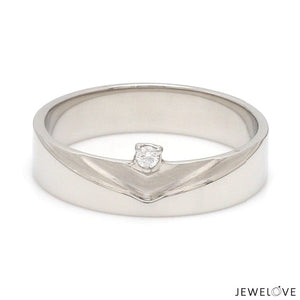 Jewelove™ Rings Platinum Diamond Couple Ring JL PT 1364